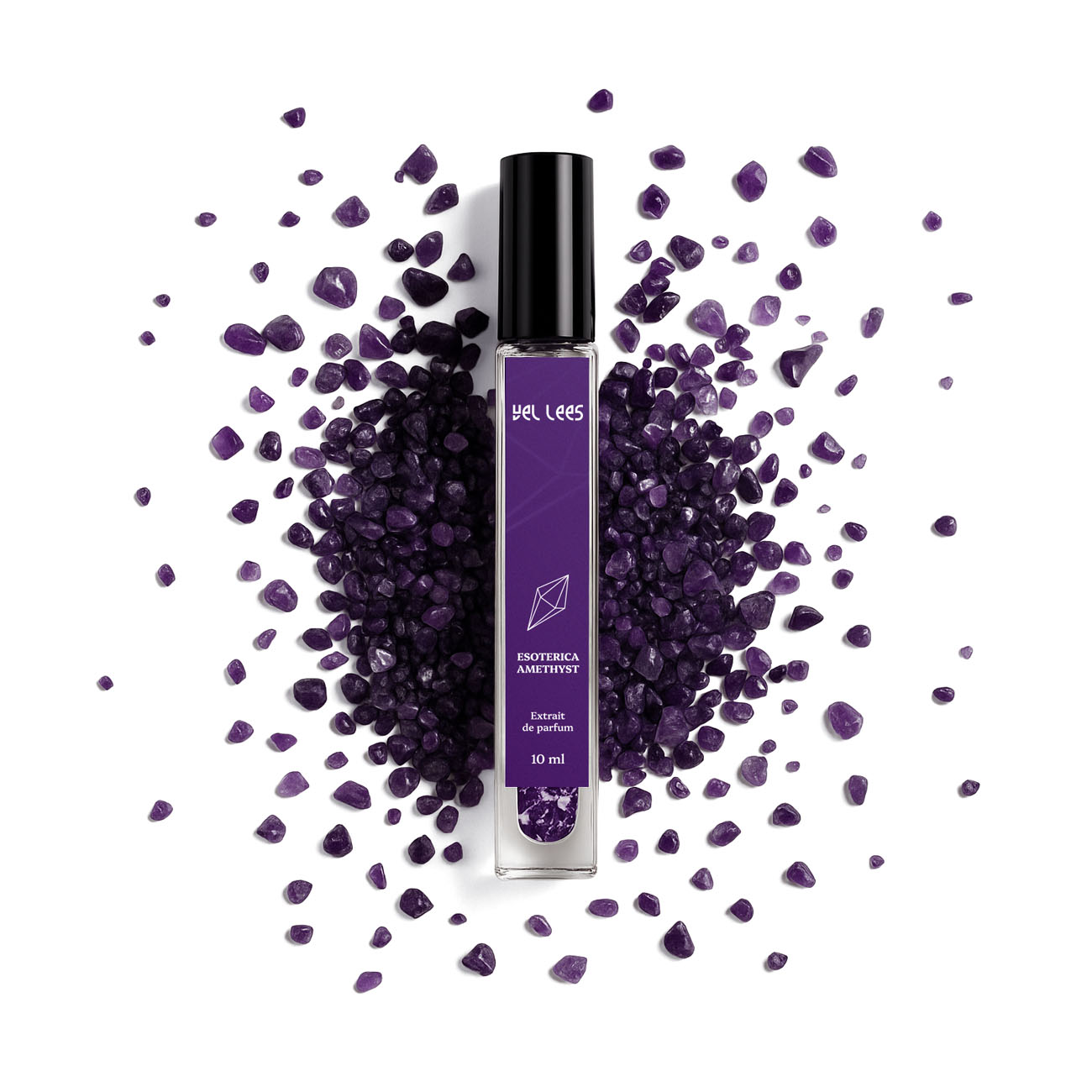 VEL LEES Amethyst 10 ml – woody Extrait de Parfum, tranquility and
