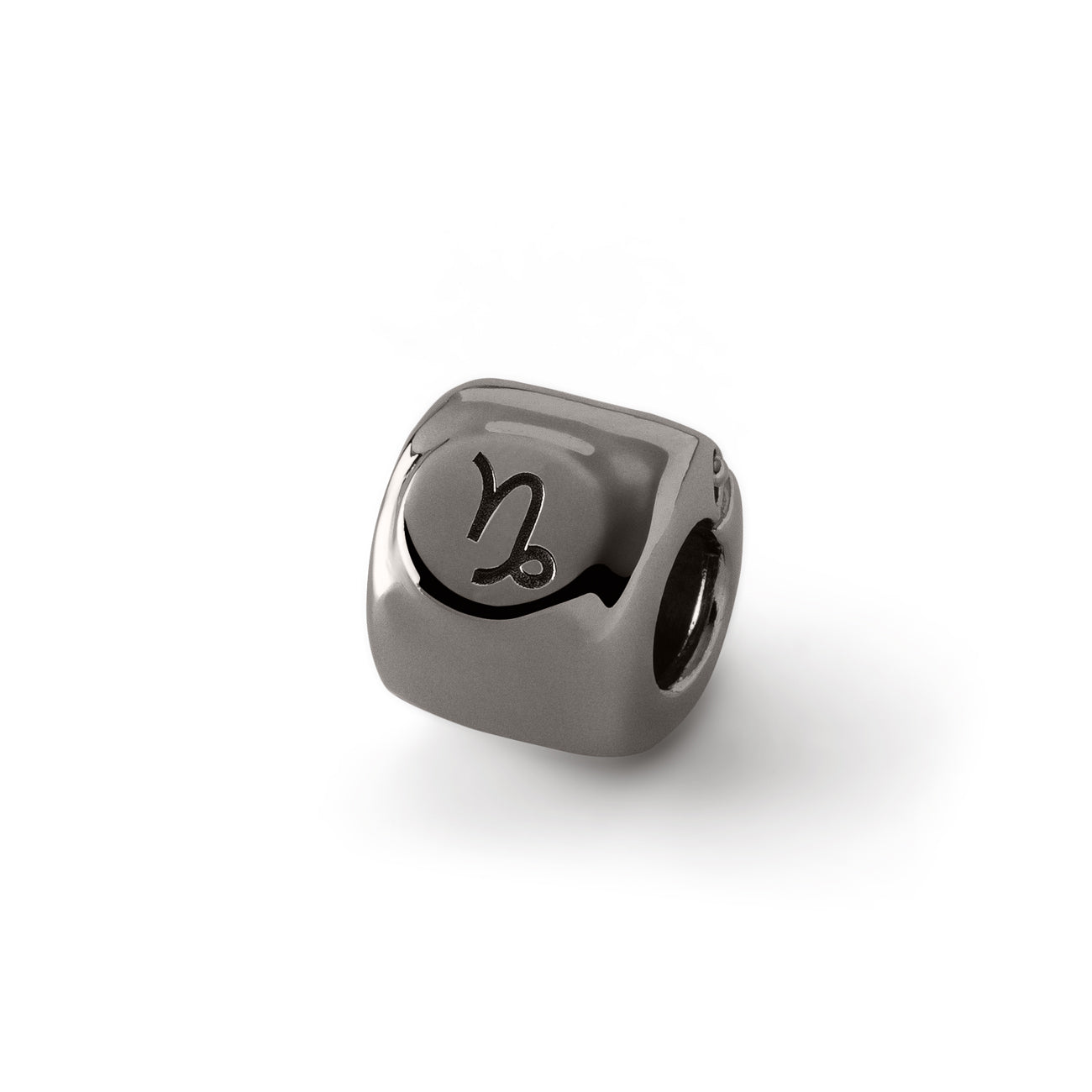 Charms - Capricorn Zodiac Sign (♑︎) Black - Sterling Silver 925