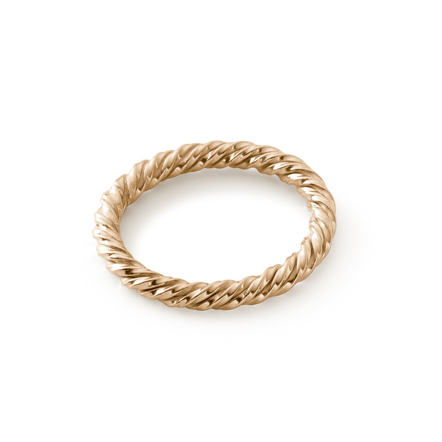 Anillo tensor de plata bañada en oro - Amuleto protector