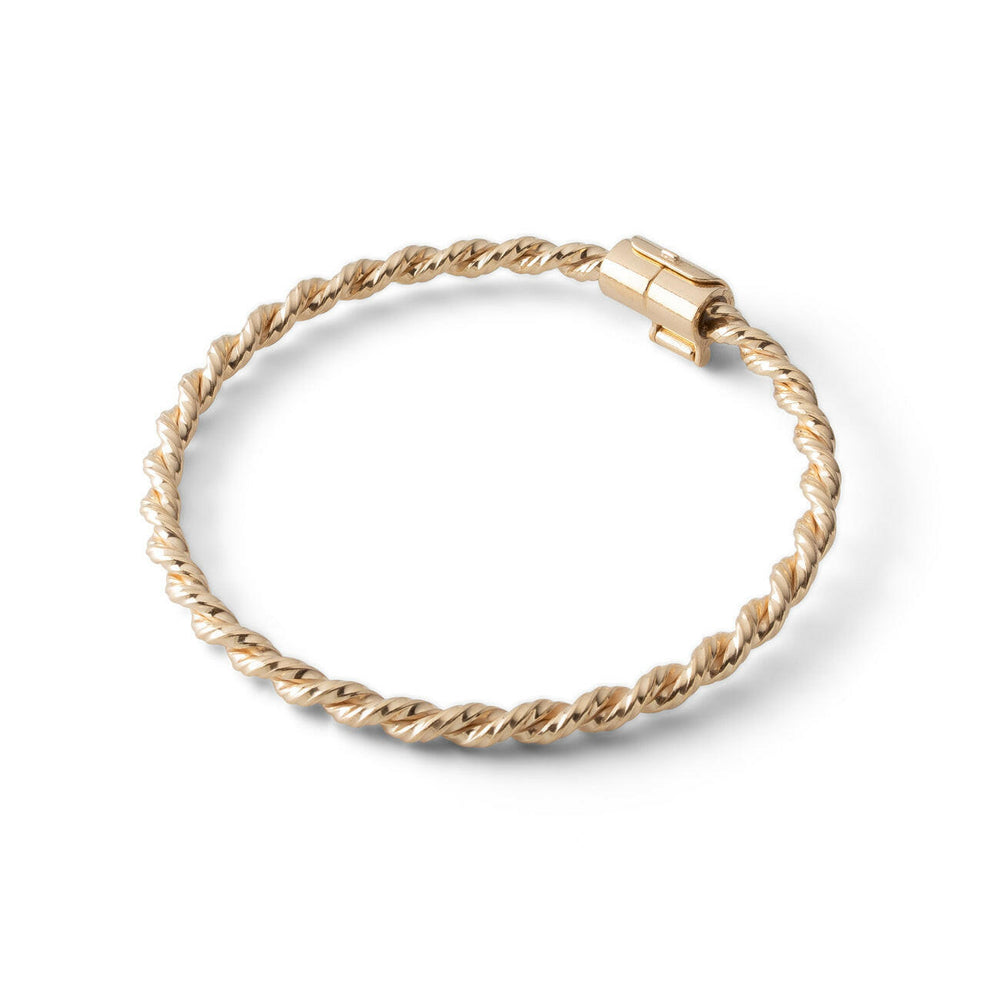 Gold tensor bracelet - Protective amulet made of 14K gold - <tc>cubit</tc> Royal (144 MHz)