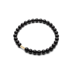 Pulsera con piedras - Turmalina Lisa (brillante) 6mm