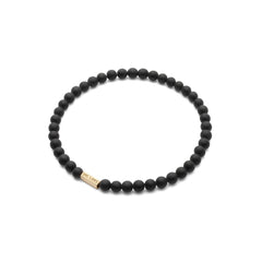 Pulsera con piedras - Turmalina Mate 4mm