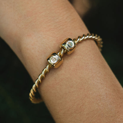 <tc>Charms</tc> with the Virgo zodiac sign (♍︎) Gold-plated - 925 silver