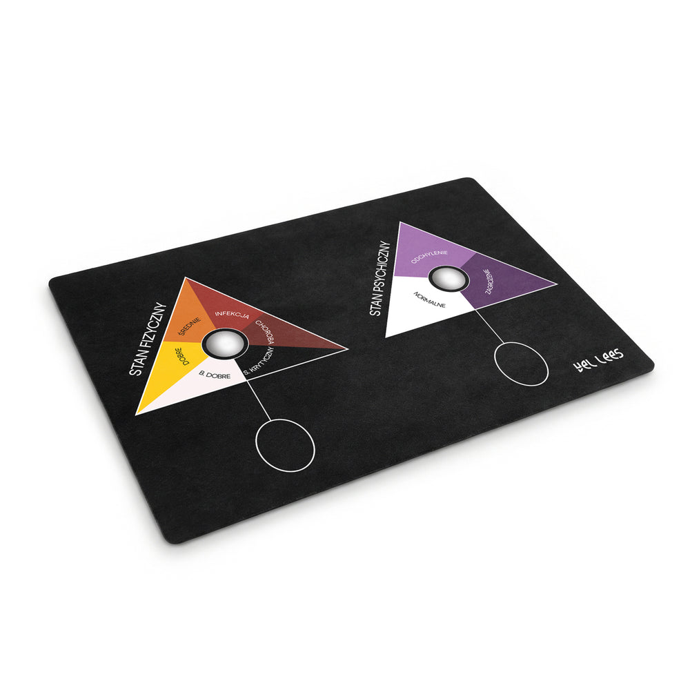 Physical and Mental State Diagram – suede microfiber