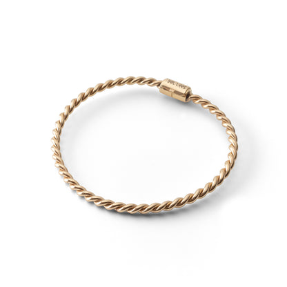 Gold-Colored Copper Tensor Bracelet - Protective Energy Amulet