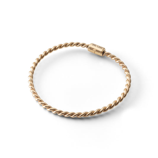 Gold-Colored Copper Tensor Bracelet - Protective Energy Amulet
