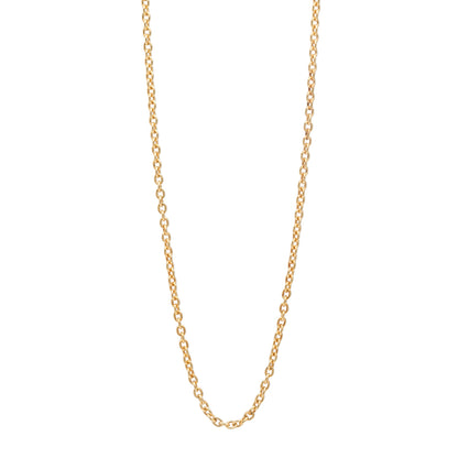 Łańcuszek z zapięciem tensorowym pozłacany - Srebro 925