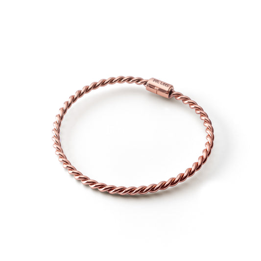 Copper tensor bracelet in rose gold color - <tc>cubit</tc> Lost (177 MHz)