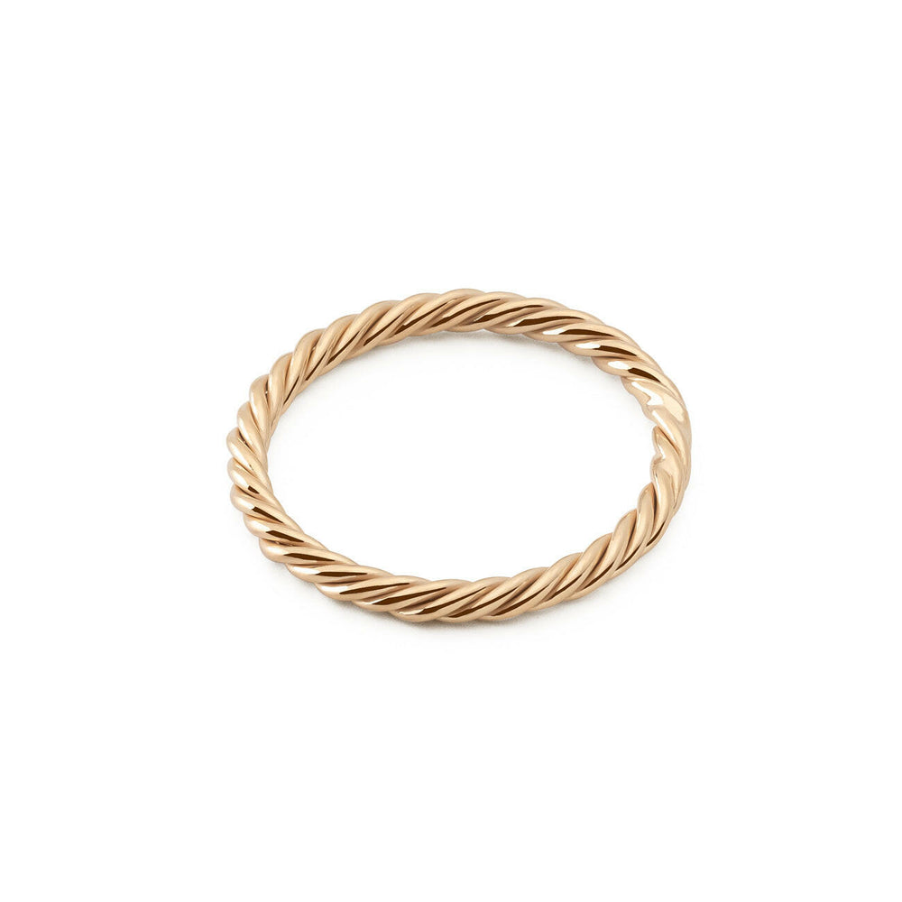 Copper tensor ring in gold color - Protective amulet