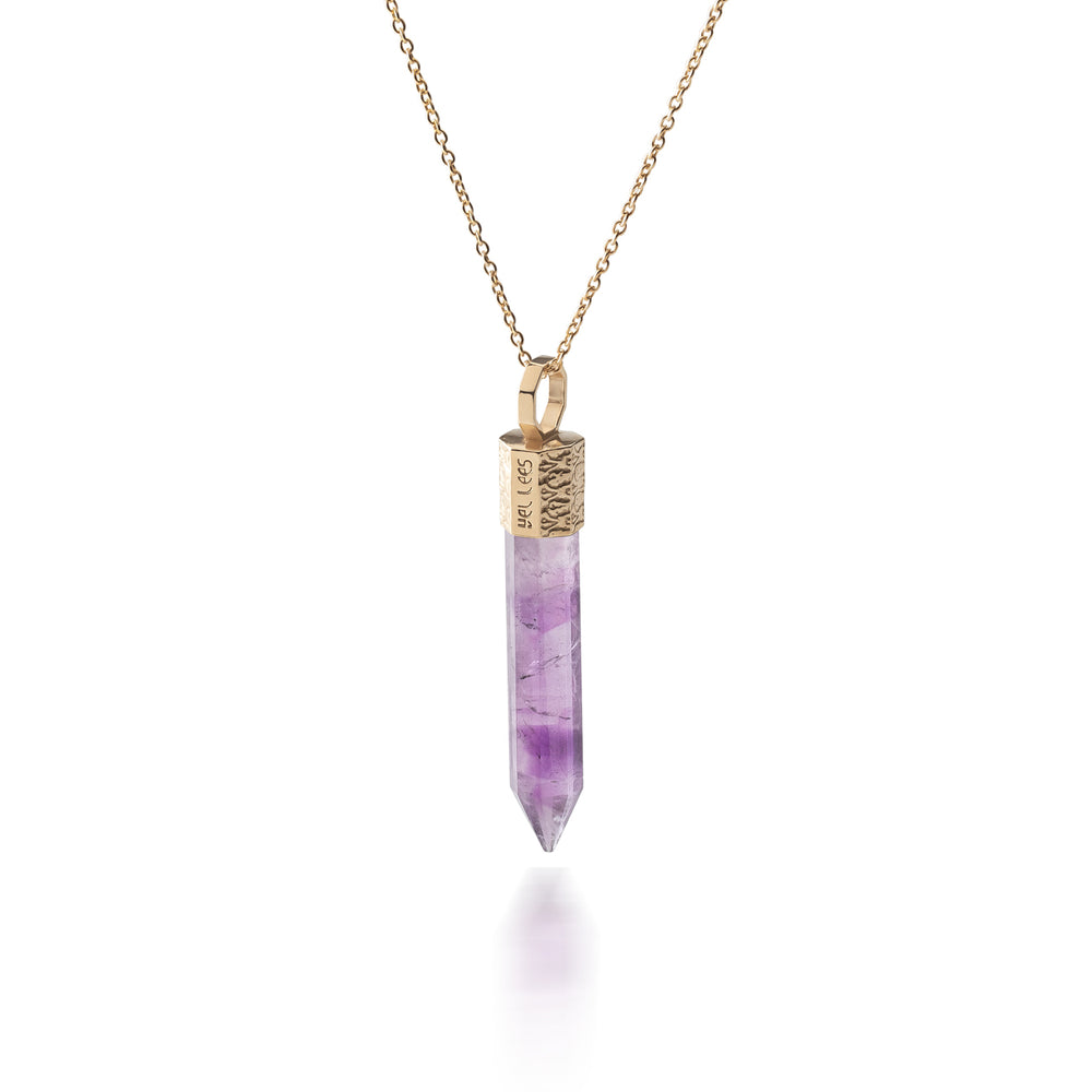 Amethyst Necklace – Gold-plated 925 Silver