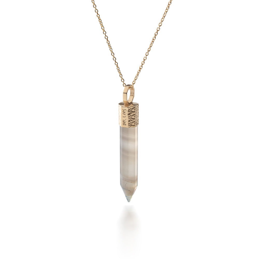 Onyx Necklace – Gold-Plated 925 Silver