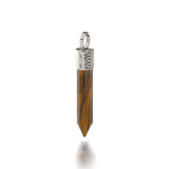 Tiger Eye Pendant – Bronze Plated with Platinum