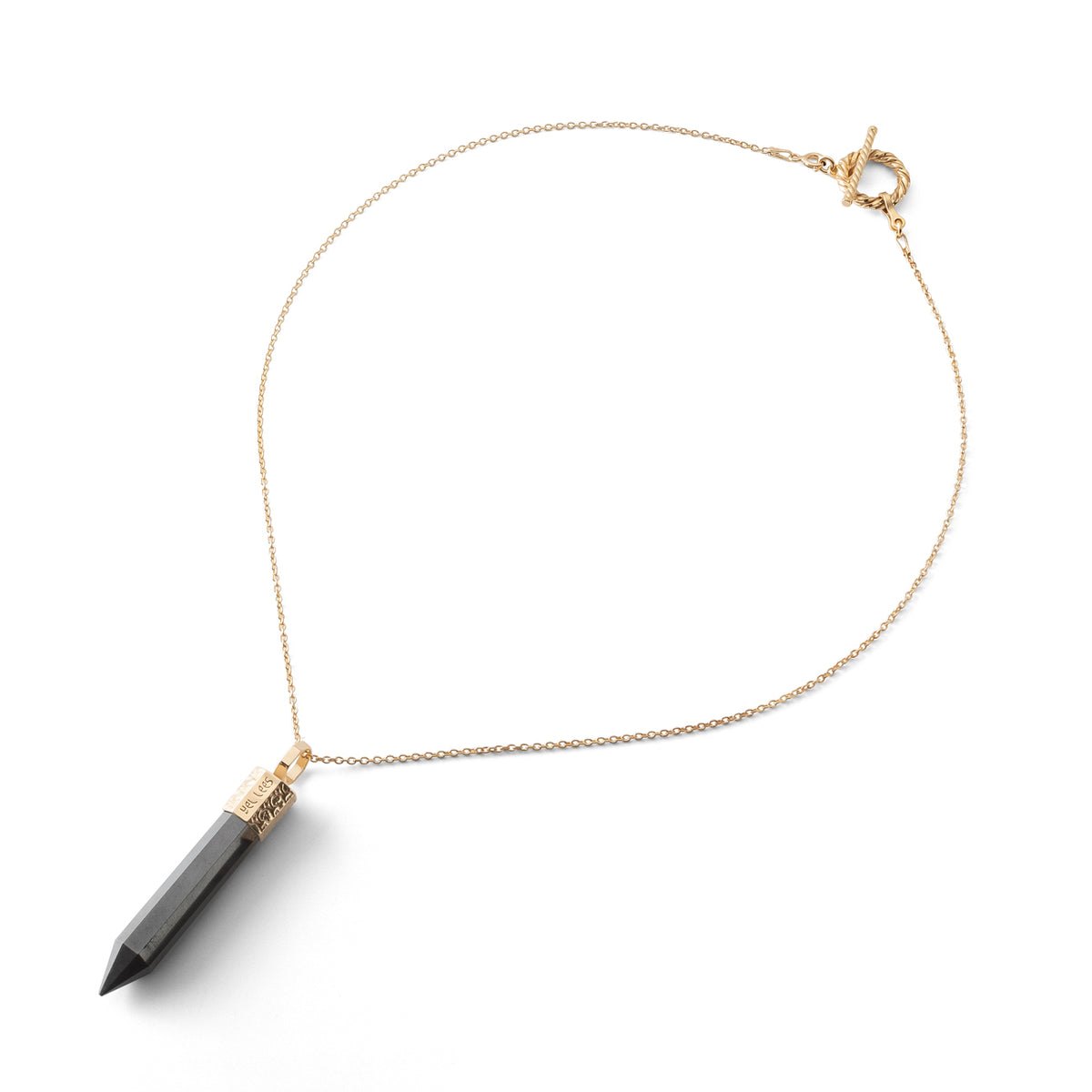Hematite Necklace – Gold-plated 925 Silver