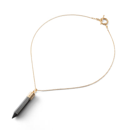 Hematite Necklace – Gold-plated 925 Silver