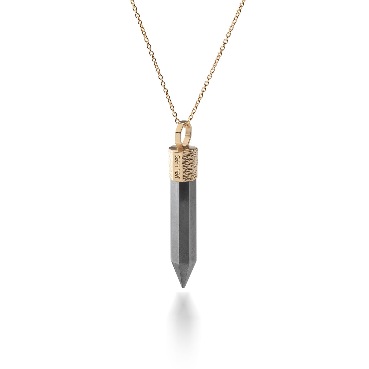 Hematite Necklace – Gold-plated 925 Silver