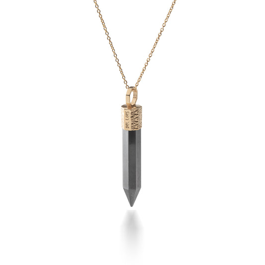 Hematite Necklace – Gold-plated 925 Silver