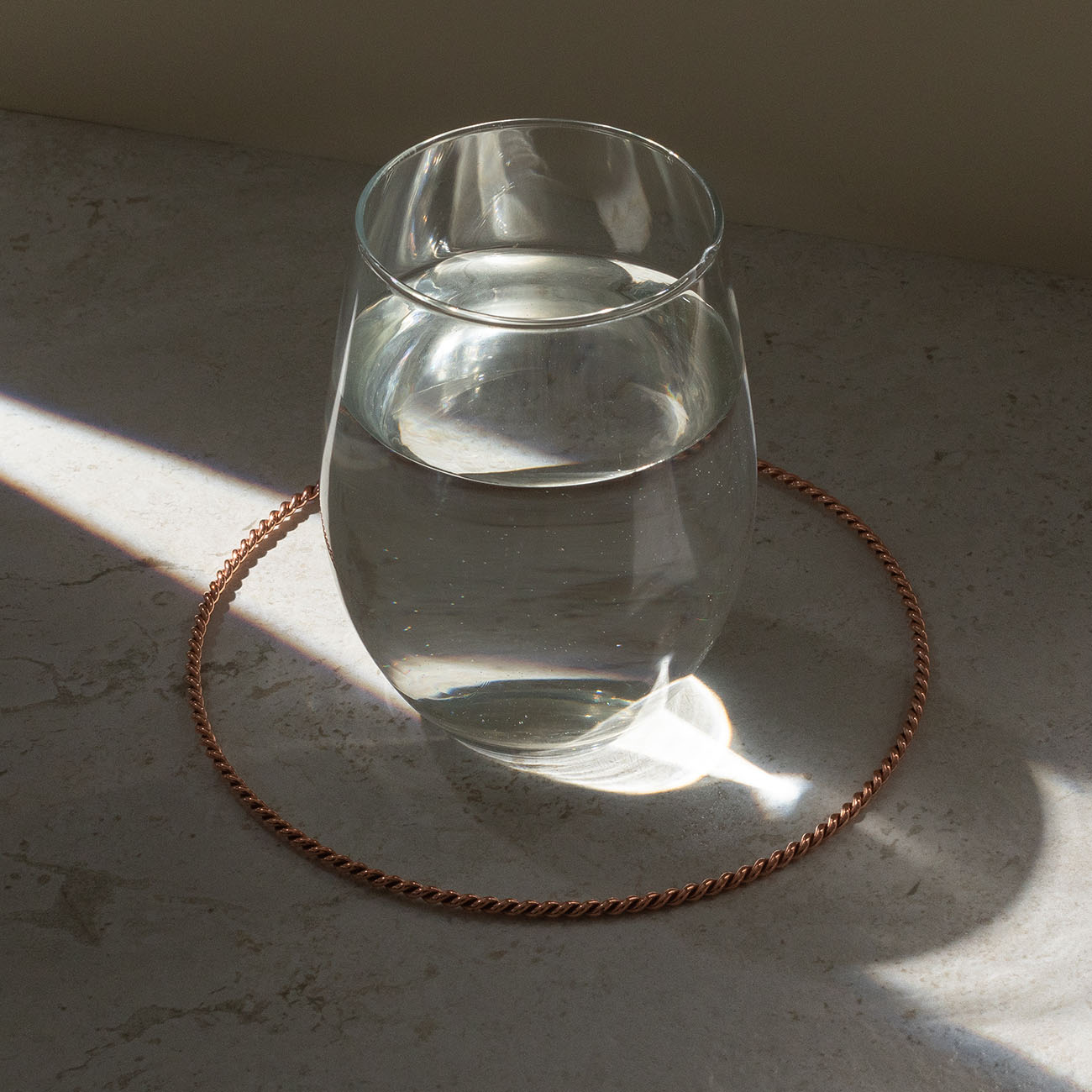 Anillo tensorial utilitario de cobre - <tc>codo</tc> Real (144 MHz)