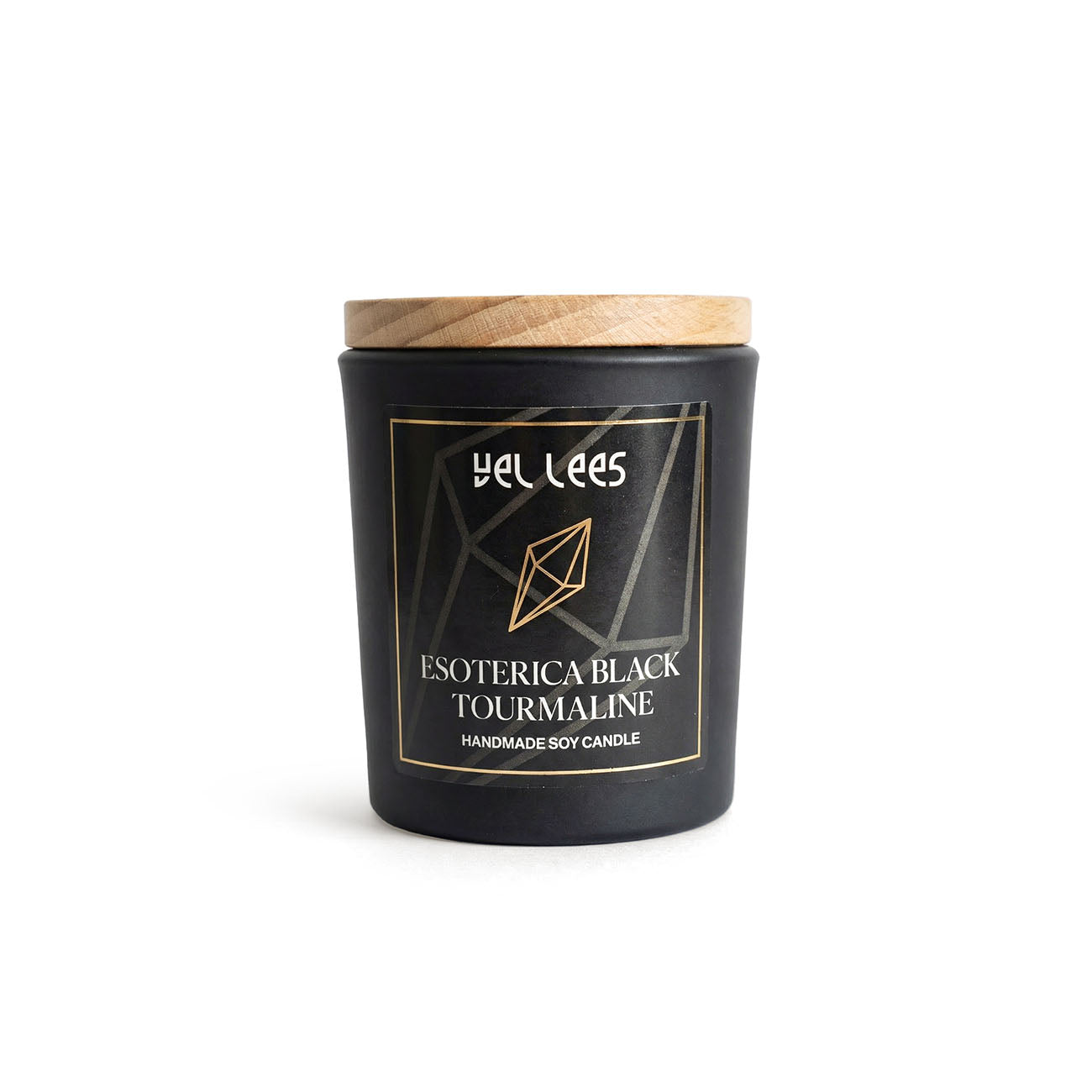 Świeca sojowa z czarnym turmalinem – Esoterica Black
