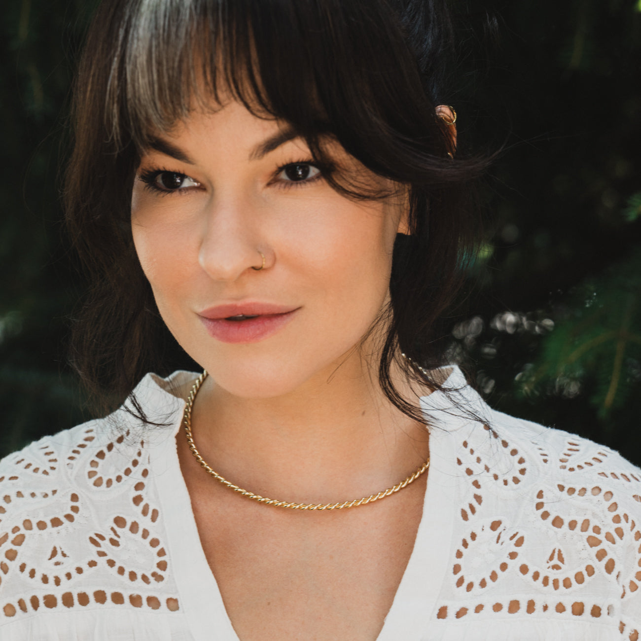 Copper tensor necklace in gold color - <tc>cubit</tc> Royal (144 MHz)