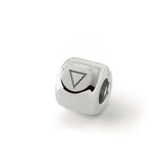 Charms – Element Water – Bronze plated with platinum