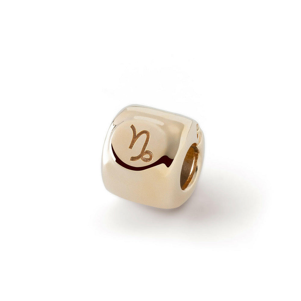 Capricorn Zodiac Sign Charm (♑︎) Gold-Plated - 925 Sterling Silver