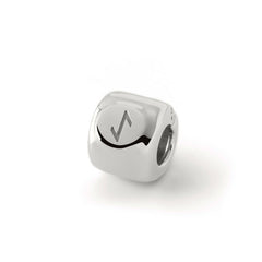 Charm con la runa Eihwaz (ᛇ) Plata – amuleto de equilibrio y transición - plata de ley 925