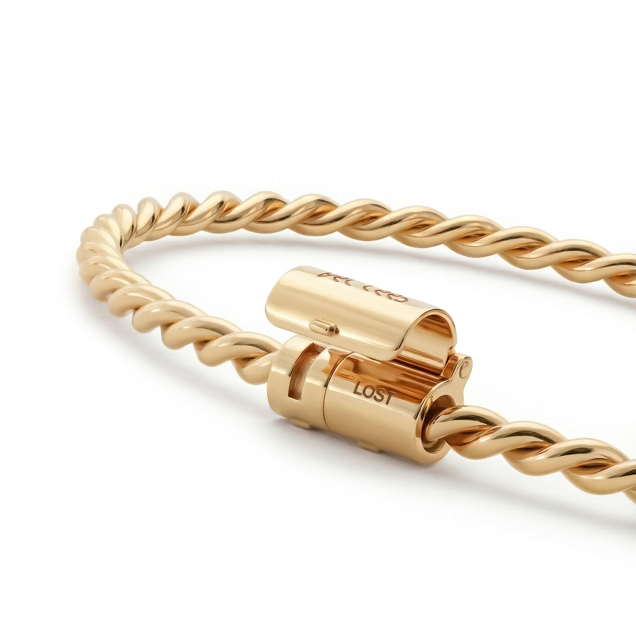 Złota bransoletka tensorowa - Amulet ochronny ze złota próby 585 - Kubit Zaginiony (177 MHz)